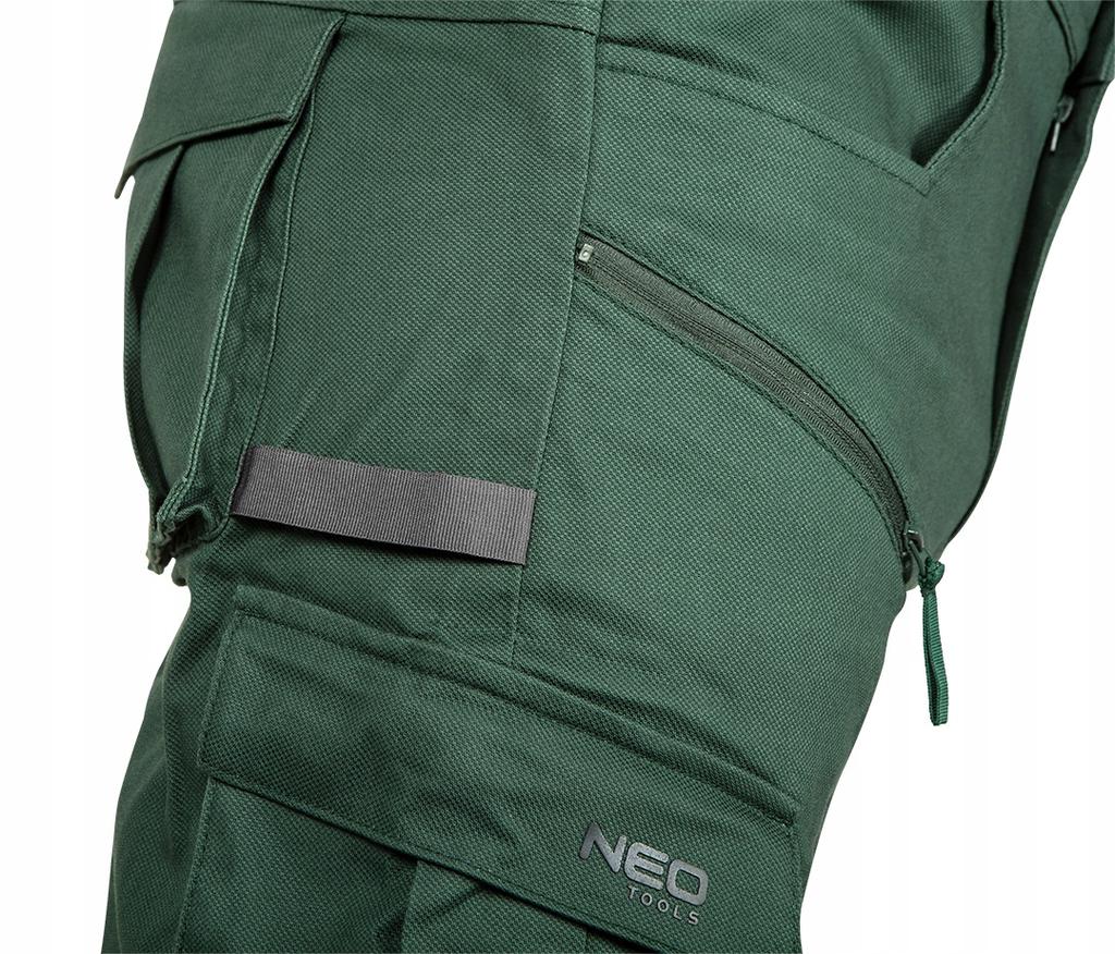 Men' Green Work Trousers, Jogger Type, Outdoor Neo Tools 81-286 1 Pc