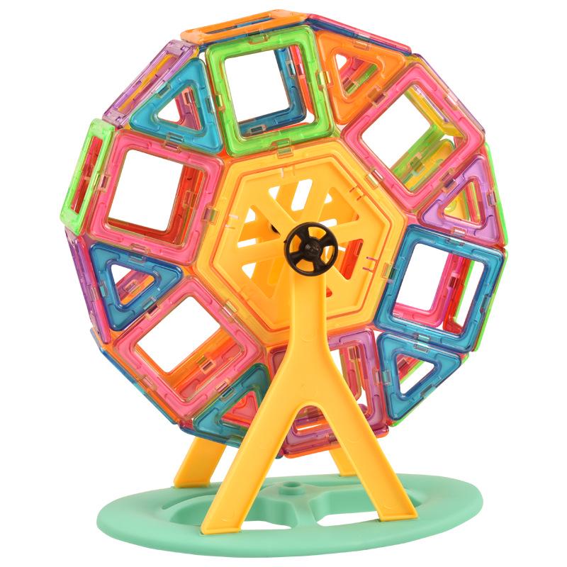 Large Magnetic Building Blocks - Educational Puzzles for Children