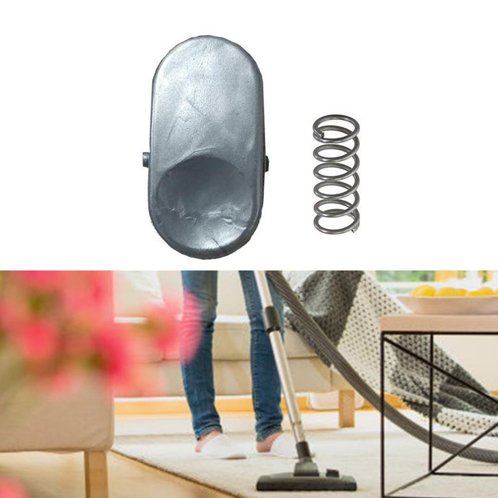 2 Set Replacement Silver Tool Catch Vacuum Cleaner Part Dust Bucket Button Suitable for Various Models Vacuum Cleaner