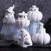 3D Pumpkin Ghost Silicone Mold DIY Halloween Ornaments Candle Molds Aromath Soap Plaster Resin Craft Making Home Holiday Decor