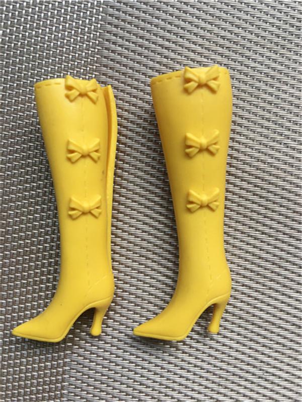 Doll Shoes High Heels Boots Slope Heel Vintage Martin Boots Slipper Fashion Shoes for 1/6 FR/PP Doll DIY Doll Parts