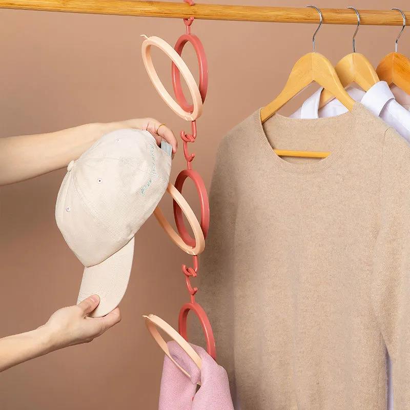 1/3/5PCS Hanging Hat Storage Rack Household Dormitory Hat Rack Storage Artifact Cabinet Door Wall Hanging Shelf Wall Hanging Hat Shelf