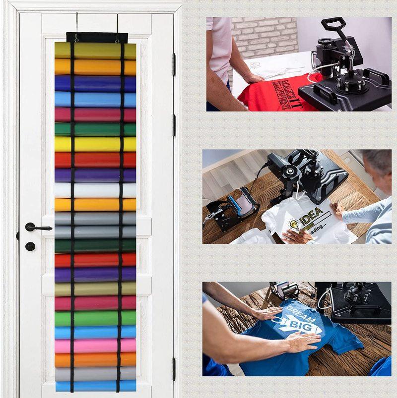 Craft Storage Organizer Vinyl Roll Holder Vinyl Storage Rack Hanging Closet