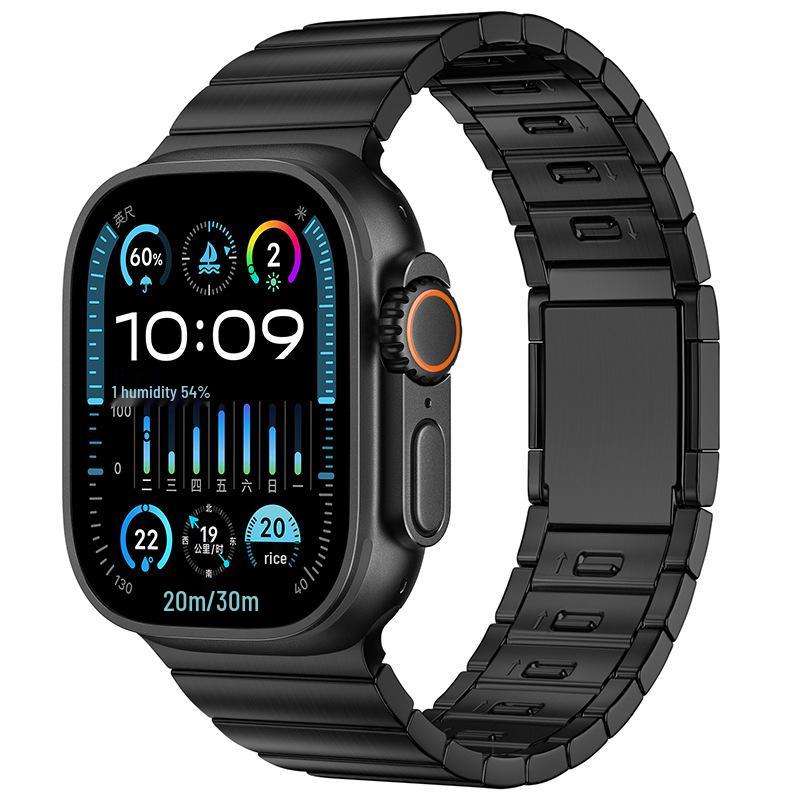 

Apple Watch Band Series 11: One-Bead Removable Magnetic Steel Band for Ultra3 42/44/45/46/49mm
