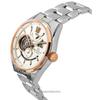 Orient Star Contemporary Stainless Steel Skeleton Ivory Dial Automatic RE-AV0123G 100M Men's Watch