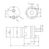 R365 Micro Water Pump Motor DC 12V 1.9L/Min Mini Self Priming Pump Silent Electric Diaphragm Pump for Water Dispenser