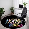 1PC Sailor Moon Office Round Rug - Perfect for Office or Study Decor, Non-Slip Backing, Decorative Floor Mat yy250916061