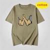 Simple Unity Handshake Printed Tshirt Versatile Basic Summer Unisex Top