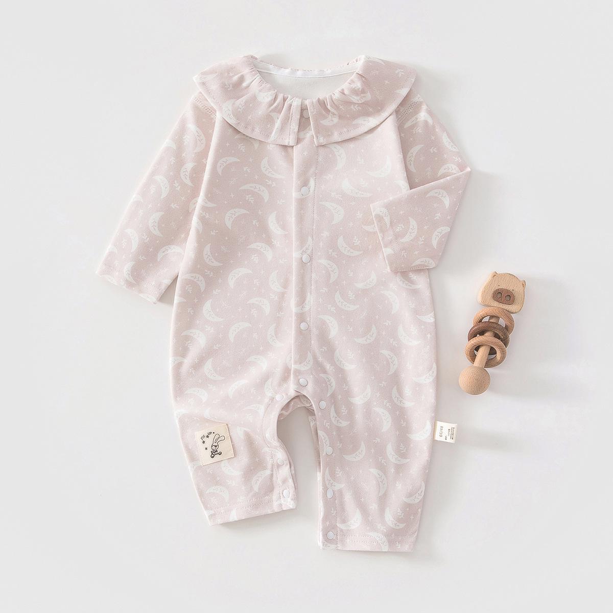 

Spring Baby Jumpsuit: Stylish Infant & Toddler Outerwear, Princess Bodysuit Romper for Spring and Autumn Size 80