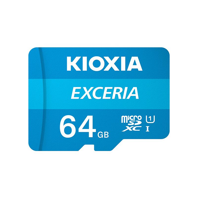 

Карта памяти Kioxia MicroSD - 64 ГБ/32 ГБ/128 ГБ, Скорость чтения 100 МБ/с, C10, Идеально подходит для видеорегистраторов и систем видеонаблюдения. 64GB