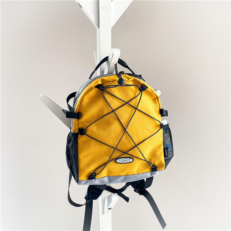 Durable And Trendy Polyester Children s Backpack Perfect For Daycare Adventures And School жёлтый