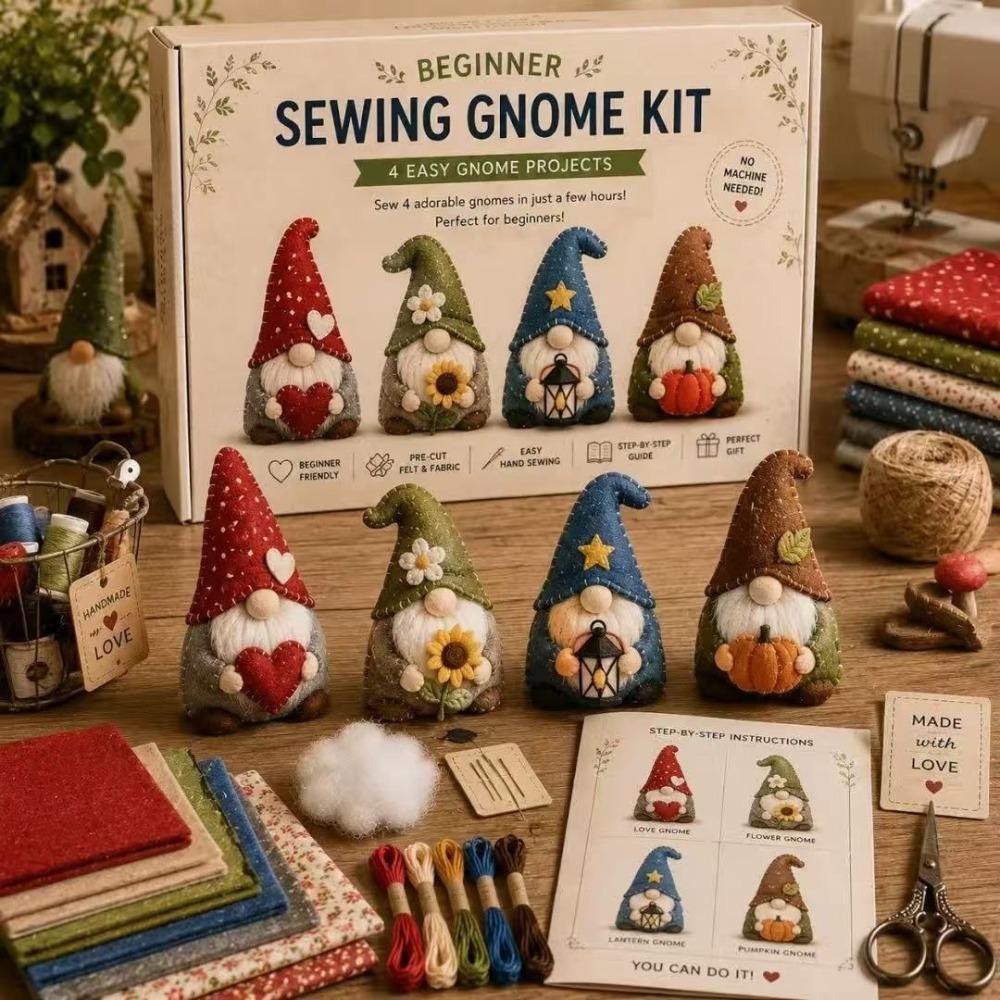 Vorgeschnittene Stoff-Patchwork-Tier-Sets Katze Hund Zwerg Handgemachte Schlüsselanhänger-Sets Schlüsselanhänger Basteln