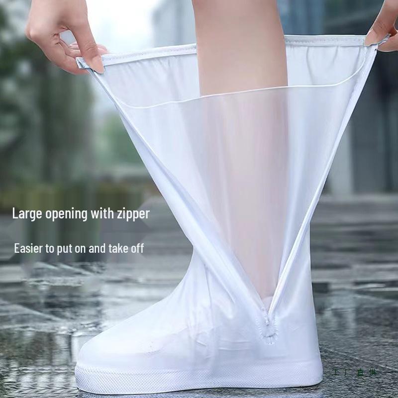 Unisex Waterproof Non-Slip Rainproof Shoe Covers: Thickened, Wear-Resistant, Snow-Proof Footwear for Rainy Days