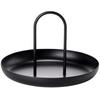 Nordic Minimalist Round Handheld Tray Living Room Entrance Storage Plate For Small Items Desktop Organizer Tray