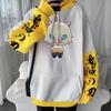 Anime Demon Slayer Hashibira Inosuke Unisex Mikiny na zip Kawaii Kreslené s potiskem S kapucí Dámské Pánské Ležérní Teplá Bunda Kabát na zip