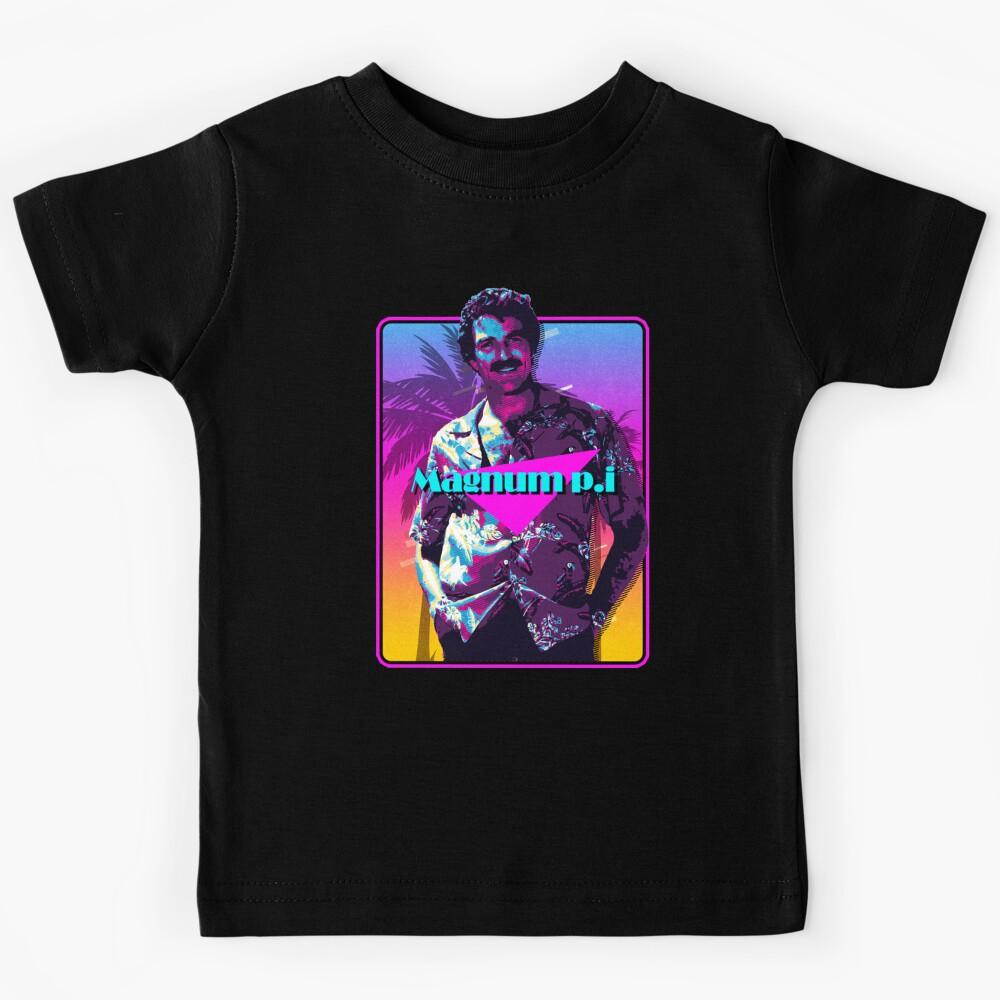 Magnum pi - Retro 1980s design   Kids T-Shirt 110