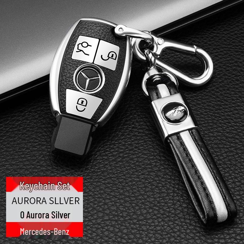 Mercedes Key Case Cover for GLC260L, E-Class E260L, C200L, GLE320, GLA200, S-Class, Viano