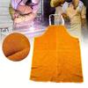 Fireproof Leather Welding Apron Heat Resistant Washable Solder Protective Blacksmith Apron 60x90cm for Sparks Splash Essential