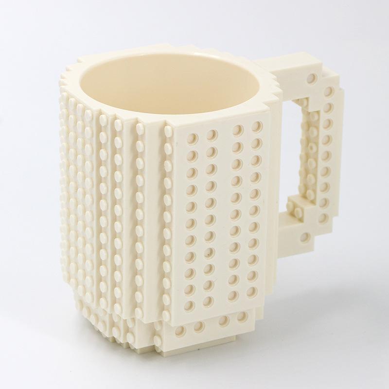 Building Blocks Mugs DIY Block Puzzle Mug Children Toy Assembly Mug Coffee Cup