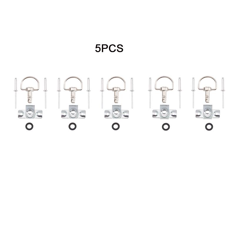 

17 мм аксессуары для мотоциклов быстросъемное D-образное кольцо поворотный гоночный обтекатель крепление универсальный для Honda для Yamaha MT для Suzuki 5pcs CH