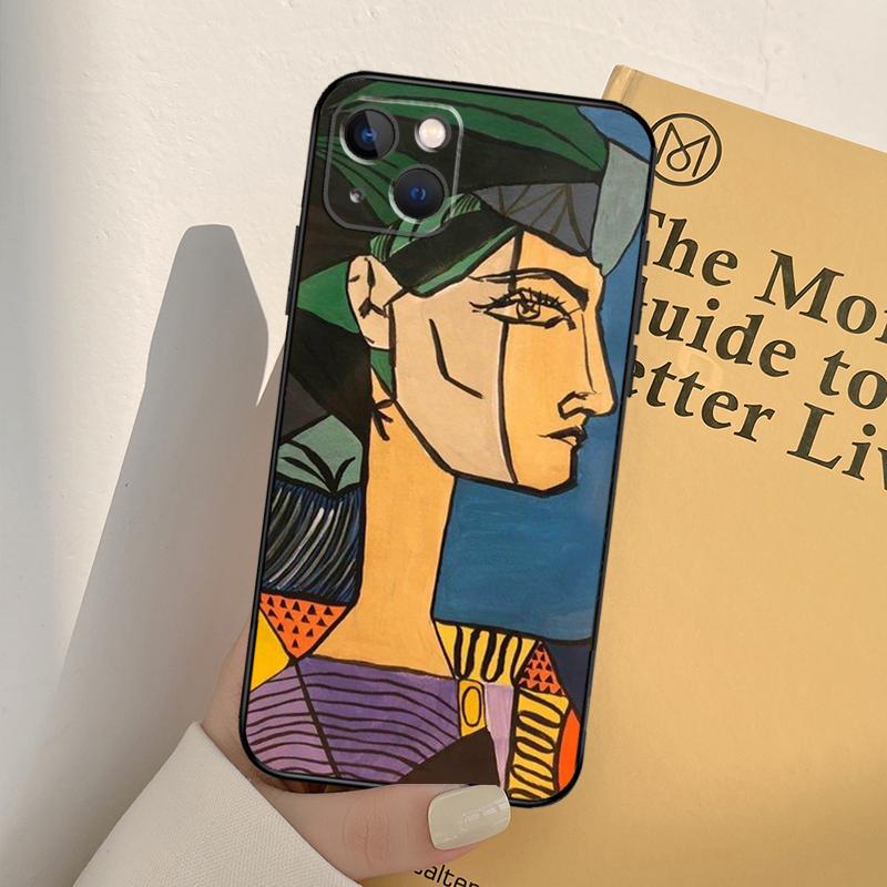 Painting Picasso Abstract Art Phone Case For iPhone 17 16 15 14 13 11 12 Pro Max mini XR 16e 15 16 Plus 17 Air Full Cover