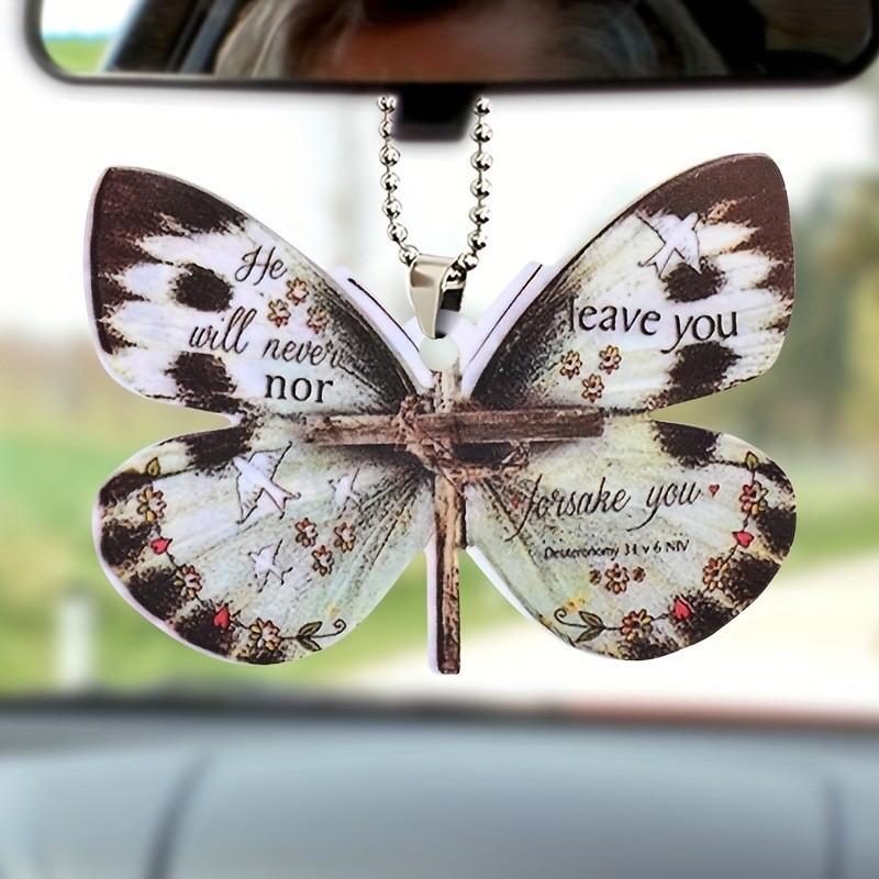 Acrylic Playful Car Decor Quirky Cartoon Hanging Ornament Versatile Bag And Home Use