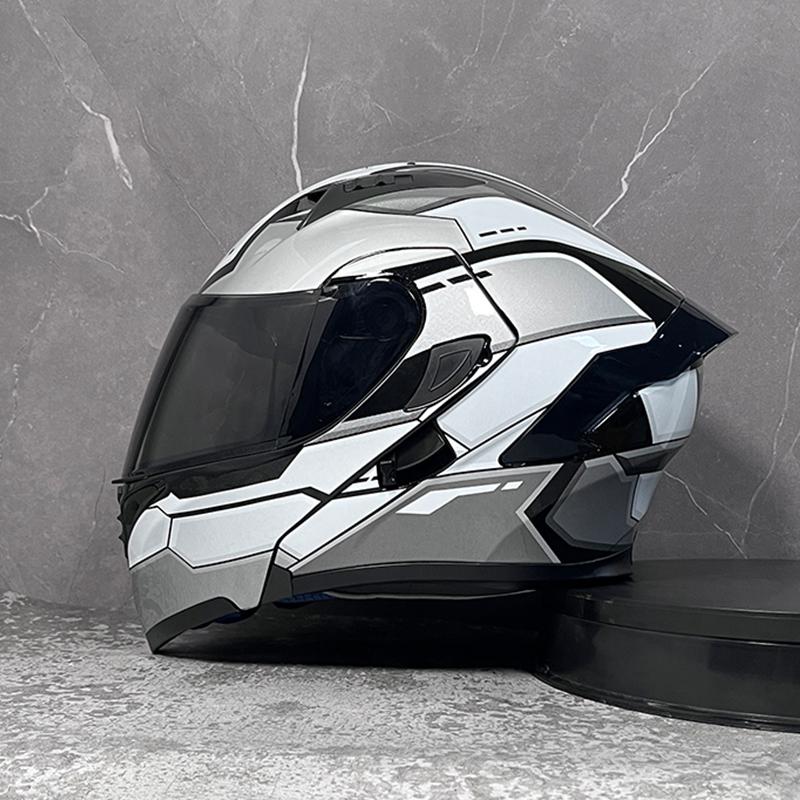 Motorcycle helmets Double Visors Modular Flip Up helmet DOT approved Full face casque moto racing Motocross helmet DOT