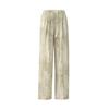 Tie-dye Wide-leg Pants Women's Spring and Summer Thin New High-waisted Loose Ice Silk Cotton and Linen Yamamoto Pants
