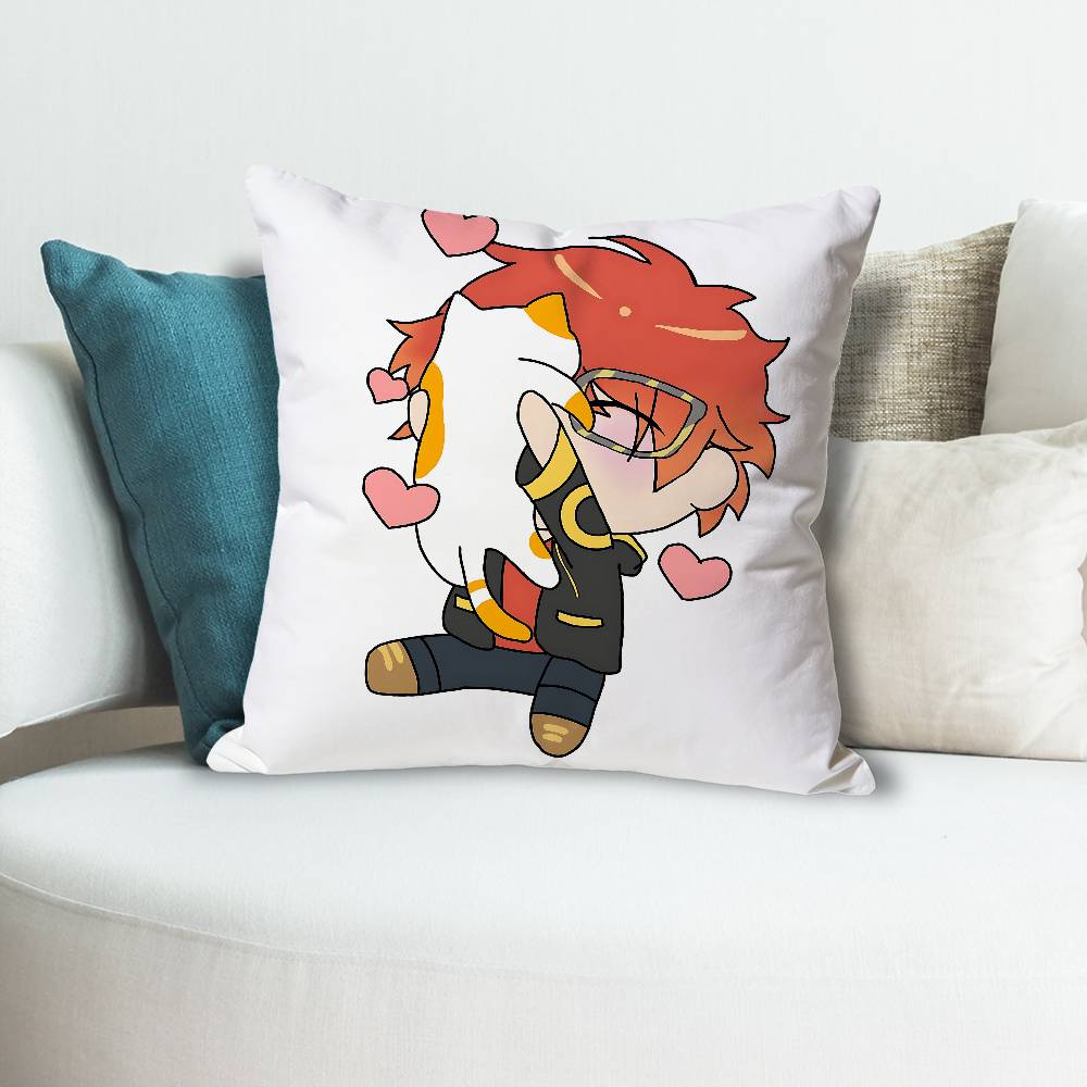 Game MMystic Messenger 707 Pillow Cases for Bedroom Living Room Sofa Home Decor Polyester Cushion Cover with Zipper