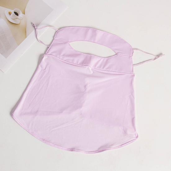 Sun Protection Guard Lightweight Breathable Sunblock Face Guard Gradient Dyeing Technology Ice Silk Face Guard