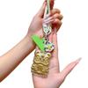 999 Fine Gold Awakening Lion Keychain Pendant - Good Luck Charm Gift