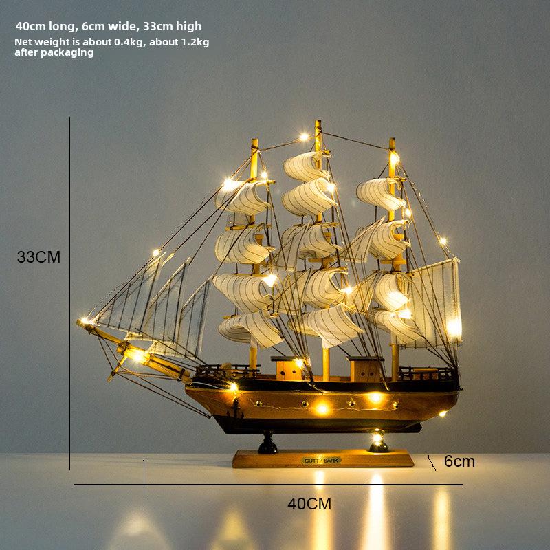 

«Украшение ручной работы в виде деревянной модели парусника – Подарок на выпускной «Плавное плавание»» Refer to option picture