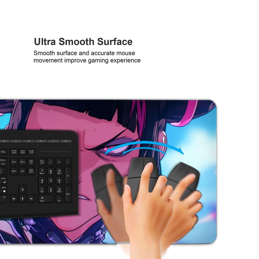juri han Mouse Pad 500X1000 mm Large Gaming Mousepad Gamer XL Rubber Otaku Keyboard Pad Laptop Desk Mat
