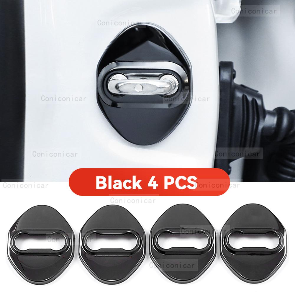 

Auto Car Door Lock Protect Cover Emblems Case Stainless Steel Decoration For ZEEKR 7X EV 2025 2026 Protection Accessories A