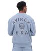 NYC Varsity Logo Crewneck Size Sax Sweatshirt, Men's, XL, 391, (Product Code 783-4232003)