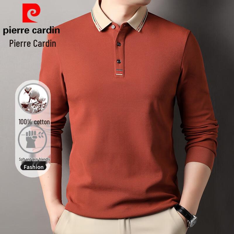 Pierre Cardin Men's Cotton Long Sleeve Polo Shirt