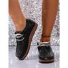 Autumn New Lace-up Casual Shoes 2025 Autumn New Plus-size Low-top Shoe Women