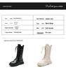 Winter 2025 Girls' High Boots: Korean & British Style Martin Boots, Princess Leather Long Boots.