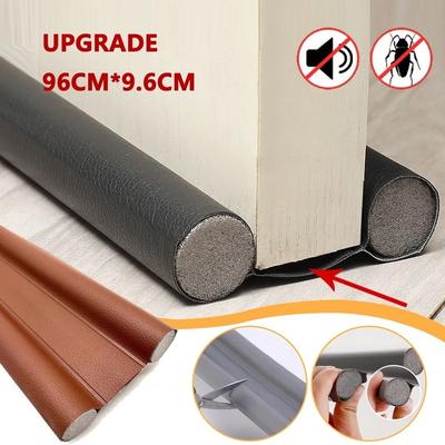 Double-sided Door Bottom Sealing Strip PU Dustproof Door Bottom Windproof Strip Soundproof Full Coverage Gap Sealing Strip