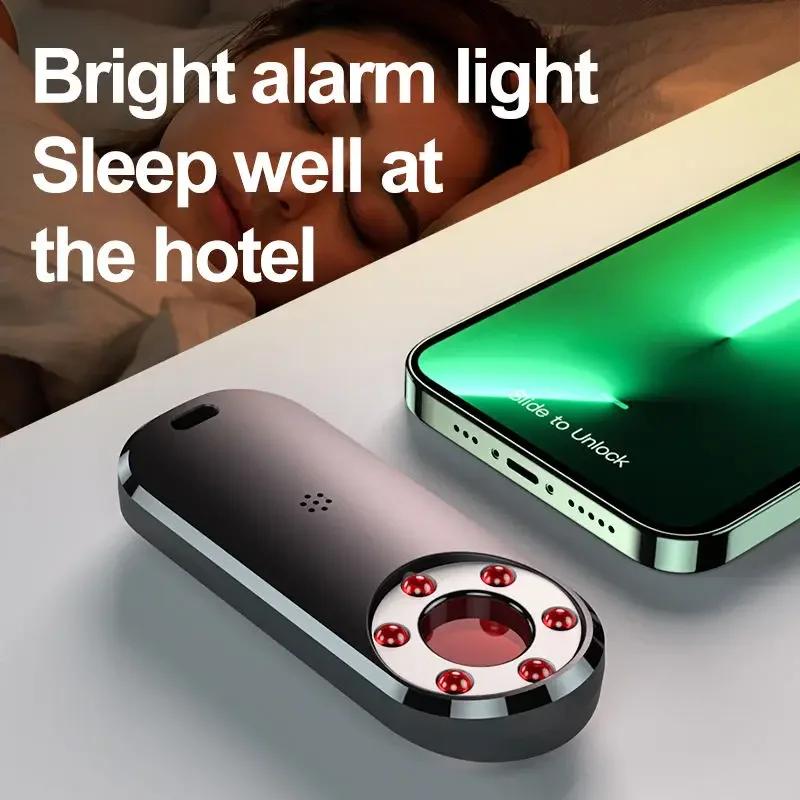 Portable Mini Camera Detector Anti-Candid Camera Detector Hotel Cam Finder With Alarm Anti-Candid Infrared Scanner AK400 Scanner