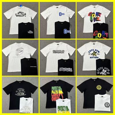Corteiz Short Sleeve T-Shirt Mens Loose Fit Graphic Print Crew Neck Casual Streetwear Tee