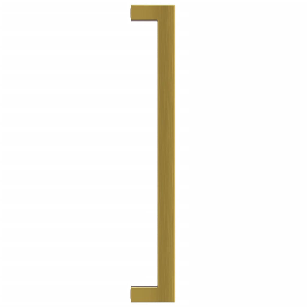 Furniture Handles 10 Pcs Golden 224 Mm Stainless Steel