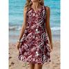 Women's sleeveless dress, Christmas dress. ...