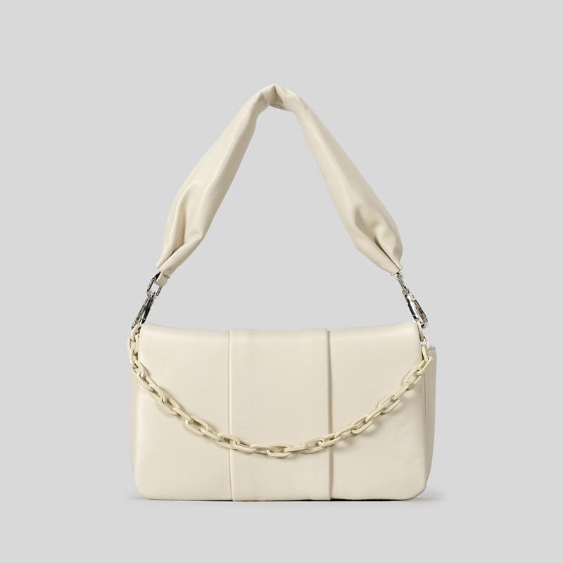 

Underarm Bag Chain Flip Cover Small Square Bag Casual Single-shoulder Crossbody Bag small білий