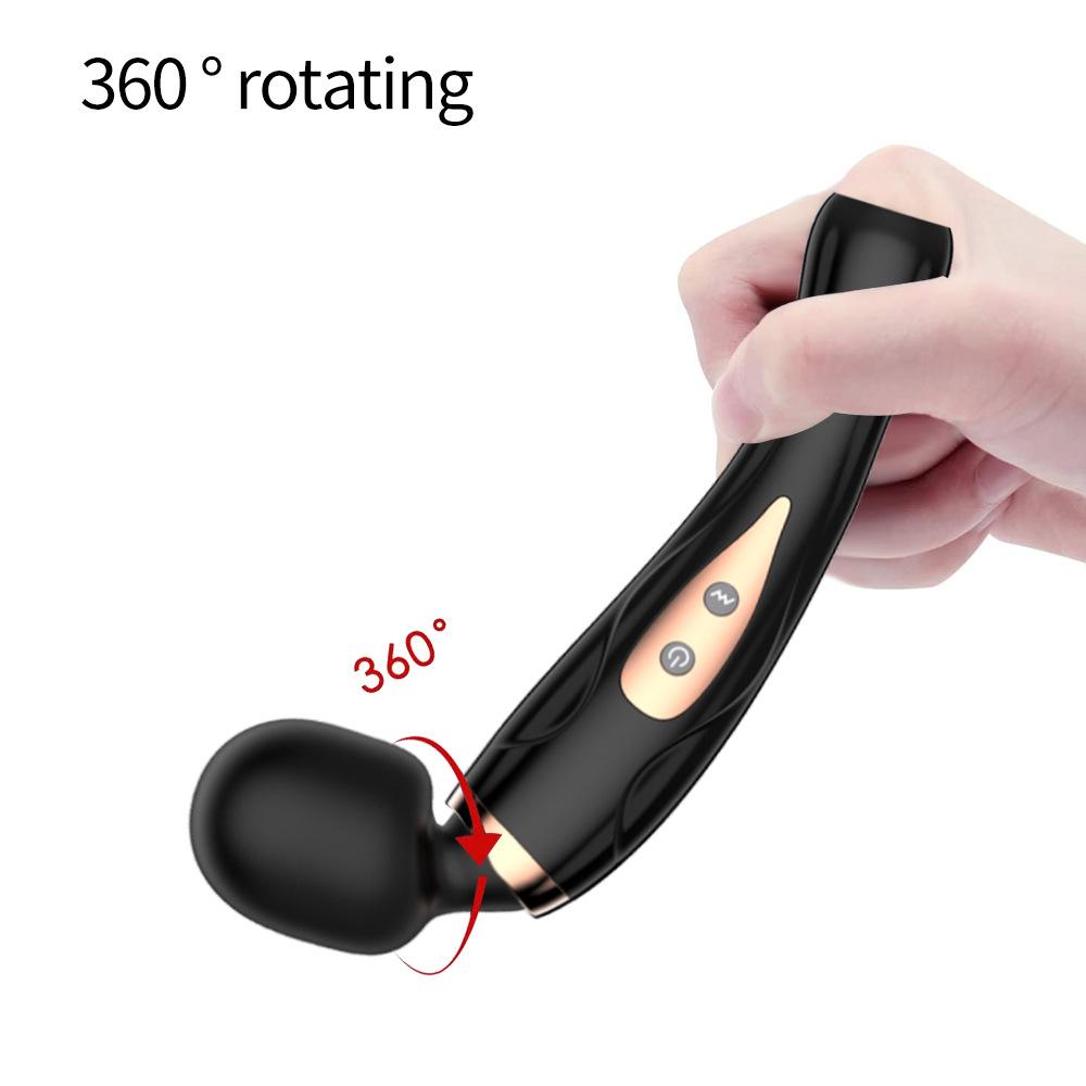 10-Speed AV Vibrating Wand - Large Powerful Massager for Women & Men, G-Spot & Prostate Stimulator, Rechargeable Adult Sex Toy
