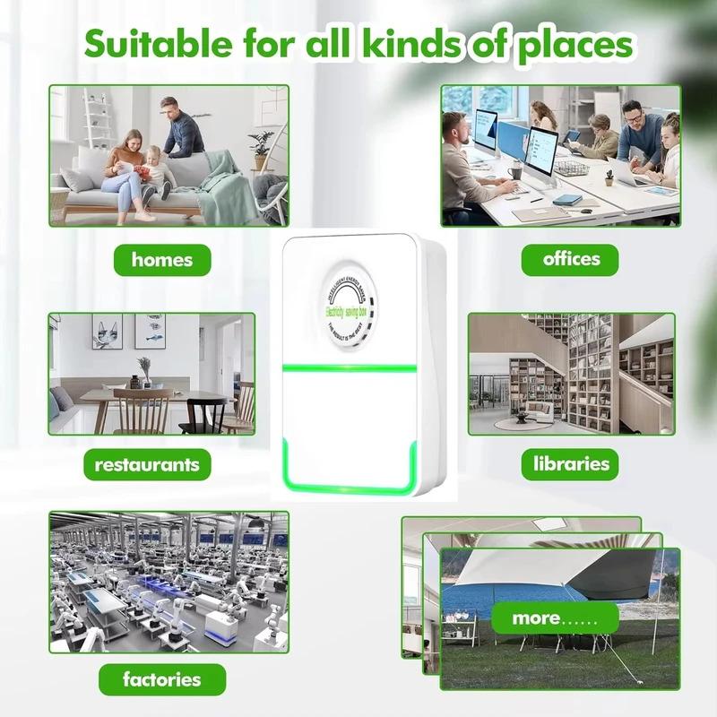 2/4/6PCS Power Saver Smart Energy Saving Box Household Voltage Stabilizer Power Factor Saver Electric Reducer Electricity Saver