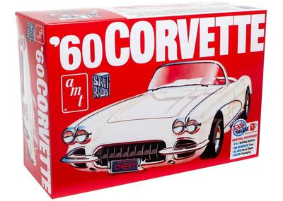 Platz AMT Scale 1960 Chevrolet Corvette Plastic Model Kit AMT1374 1/25