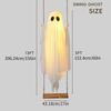 Halloween Ghost Decorations Spooky Swing Ghost Patio Decor With Lights Giant Halloween Decorations With Remote For Patio Porch