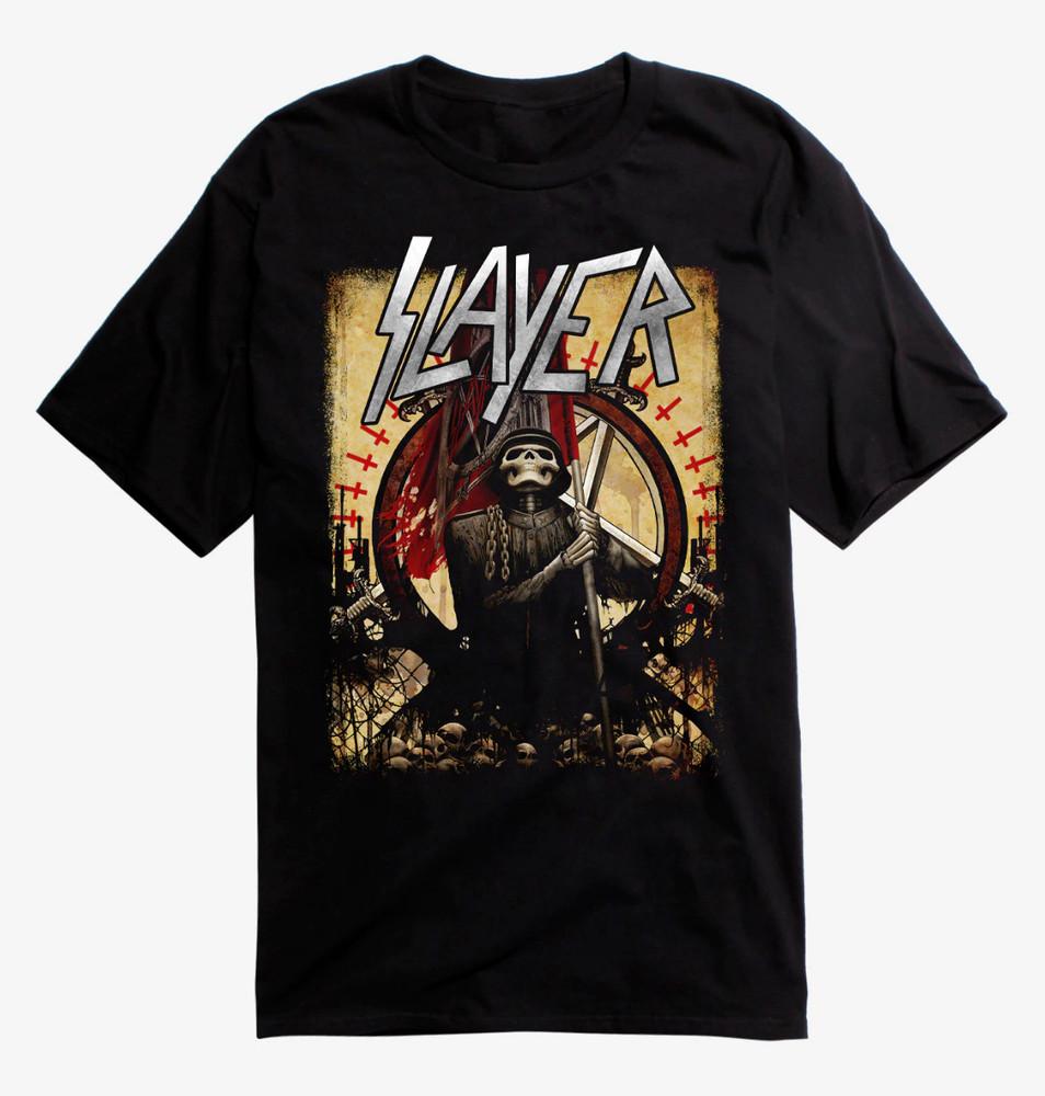 

Slayer SKELETON SOLDIER T-Shirt Heavy Metal Band NEW Licensed & Official Unisex T-Shirt XXL