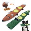 Crochet Animal Pet Chew Toy with Hidden Treat Pocket Pineapple Plush Fox